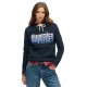 суичър,дамски,блузи,superdry,stacked,hoodie,blue