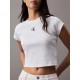 бебешка,тениска,дамски,тениски,calvin,klein,rib,baby,short,sleeve,t,shirt,white