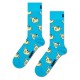 чорапи,мъжки,чорапи,happy,socks,blowfish,crew,socks,blue,(turquoise)
