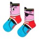 чорапи,детски,чорапи,happy,socks,pirate,crew,socks,multicolor,(red)