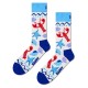 чорапи,мъжки,чорапи,happy,socks,seafood,crew,socks,white