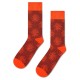 чорапи,мъжки,чорапи,happy,socks,sun,jacquard,crew,socks,orange