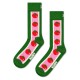 чорапи,мъжки,чорапи,happy,socks,tomato,crew,socks,green,(dark,green)