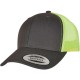 шапка,всички,шапки,flexfit,retro,2,tone,trucker,cap,black,(charcoal,neon,green)
