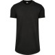 тениска,мъжки,тениски,urban,classics,short,shaped,turn,up,short,sleeve,t,shirt,black