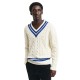блуза,мъжки,пуловери,gant,8060099,v,neck,sweater,beige,(cream)