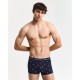 боксерки,мъжко,бельо,gant,skier,trunk,boxers,3,units,evening,blue,(blue)