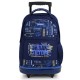юношеска,раница,раници,gabol,skull,23l,wheeled,junior,backpack,blue
