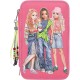 канцеларски,принадлежности,topmodel,joy,(0412910),triple,pocket,pencil,case,pink,(multicolor)
