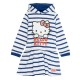 рокля,дамски,поли,и,рокли,hello,kitty,hello,kitty,terry,long,sleeve,dress,french,white,blue,(multicolor)
