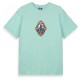 тениска,мъжки,тениски,grimey,the,premiere,liqueur,regular,short,sleeve,t,shirt,green,blue,(light,blue)