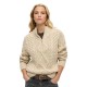 блуза,дамски,пуловери,дамски,плетени,дрехи,superdry,aran,half,zip,sweater,beige,(ecru)