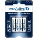 батерии,everactive,pro,alkaline,lr6,aa,alkaline,battery,4,units,grey,(clear)