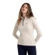 блуза,дамски,блузи,calvin,klein,golf,dakota,quarter,zip,top,sweatshirt,tapioca,(beige)