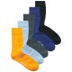 чорапи,мъжки,чорапи,jack,&,jones,chester,solid,socks,5,pairs,beaucoup,blue,dark,navy,subdued,blue,iceland,poppy,stormy,weather,(multicolor)