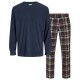 сако,мъжки,пижами,jack,&,jones,mixed,lounge,pyjama,red,blue,(port,royale,solid,navy,blazer)