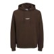 суичър,мъжки,пуловери,jack,&,jones,soho,plus,size,hoodie,delicioso,(brown)