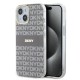 други,аксесоари,dkny,pc,tpu,repeat,pattern,tonal,stripe,magsafe,iphone,14,phone,case,brown,grey,(beige)