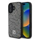 други,аксесоари,dkny,pu,leather,crosswalk,pattern,magsafe,iphone,16,phone,case,black,(ivory)