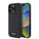 други,аксесоари,dkny,pu,leather,metal,logo,magsafe,iphone,16,pro,max,phone,case,black,(black,silver)