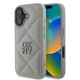 други,аксесоари,dkny,pu,leather,quilted,stack,logo,iphone,16,plus,phone,case,grey,(grey)