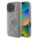 други,аксесоари,dkny,pu,leather,quilted,stack,logo,iphone,16,pro,max,phone,case,grey,(grey)
