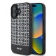 други,аксесоари,dkny,pu,leather,repeat,pattern,bottom,stripe,magsafe,iphone,16,plus,phone,case,black,(black)
