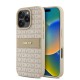 други,аксесоари,dkny,pu,leather,repeat,pattern,tonal,stripe,iphone,16,pro,max,phone,case,beige,silver,(pink)