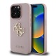 други,аксесоари,guess,pu,grained,4g,metal,logo,iphone,15,pro,max,phone,case,pink,(pink)