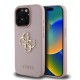други,аксесоари,guess,pu,grained,4g,metal,logo,iphone,15,pro,phone,case,pink,(pink)