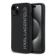 други,аксесоари,karl,lagerfeld,3d,rubber,glitter,logo,iphone,14,phone,case,black,(black)