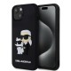 други,аксесоари,karl,lagerfeld,3d,rubber,karl,and,choupette,iphone,13,phone,case,black,(black)