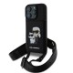 други,аксесоари,karl,lagerfeld,saffiano,crossbody,strap,karl,and,choupette,iphone,16,pro,max,phone,case,black,(black)