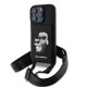 други,аксесоари,karl,lagerfeld,saffiano,crossbody,strap,karl,and,choupette,iphone,16,pro,phone,case,black,(black)