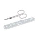специфични,козметични,продукти,tweezerman,baby,scissors,with,file,nail,polish,transparent