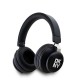 слушалки,слушалки,dkny,pu,leather,stack,logo,wireless,headphones,black