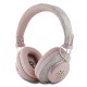 слушалки,слушалки,guess,pu,4g,metal,logo,enc,wireless,headphones,pink,(pink)