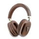 слушалки,слушалки,guess,pu,leather,4g,triangle,logo,wireless,headphones,brown,(brown)