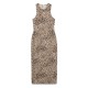 рокля,дамски,поли,и,рокли,puma,leo,luxe,slim,fit,dress,alpine,snow,ice,coffee,(brown)