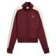 блуза,дамски,блузи,puma,t7,always,on,full,zip,sweatshirt,ruby,shimmer,(red)