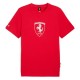 тениска,мъжки,тениски,puma,ferrari,sportswear,tonal,shield,short,sleeve,t,shirt,red,(rosso,corsa)