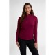 блуза,дамски,блузи,green,lamb,elizabeth,woman,half,zip,sweatshirt,purple,(deep,beet)