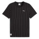тениска,мъжки,тениски,puma,class,striped,short,sleeve,t,shirt,puma,black,(black)