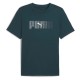 тениска,мъжки,тениски,puma,ess,logo,lab,short,sleeve,t,shirt,green,terrain,(green)