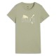 тениска,дамски,тениски,puma,ess,logo,lab,short,sleeve,t,shirt,lux,army,(green)