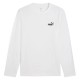 тениска,мъжки,тениски,puma,ess,no,1,logo,long,sleeve,t,shirt,puma,white,(white)