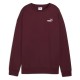 блуза,дамски,блузи,puma,ess,small,no,1,logo,relaxed,fit,sweatshirt,ruby,shimmer,(red)