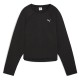 блуза,дамски,блузи,puma,evostripe,comfort,short,sweatshirt,puma,black,(black)