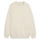 блуза,дамски,блузи,puma,maximal,metallic,oversized,sweatshirt,beige,(alpine,snow)