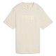 тениска,дамски,тениски,puma,maximal,metallic,relaxed,fit,short,sleeve,t,shirt,beige,(alpine,snow)